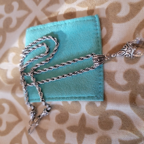 Barbara Bixby 18K & Sterling Silver Chain with Enhancer Pendant - Picture 6 of 6